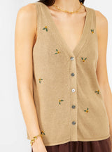 Sundew Vest Tan by Meadows | Couverture & The Garbstore