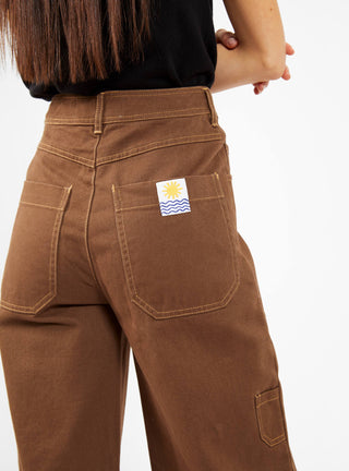 Carpenter Trousers Coffee by LF Markey by Couverture & The Garbstore