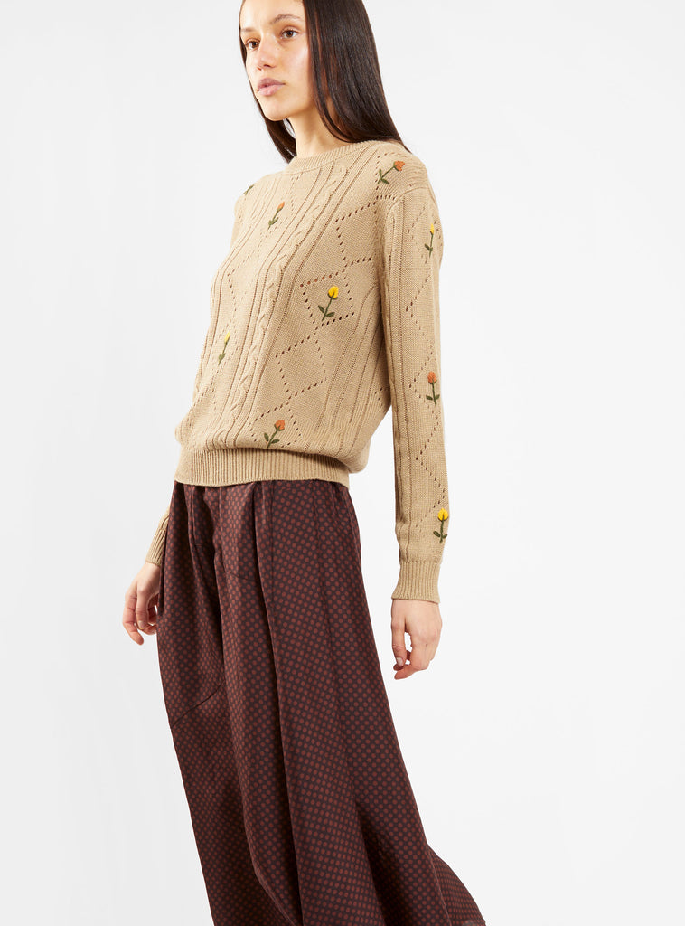 Yarrow Jumper Tan by Meadows | Couverture & The Garbstore