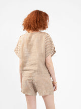 Box Top Thin Stripes by Black Crane | Couverture & The Garbstore