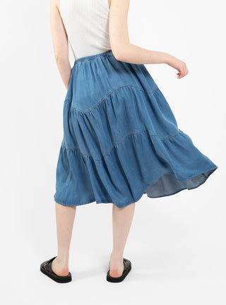 Thyme Skirt Chambray Blue by Meadows by Couverture & The Garbstore