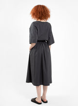 New Pleated Dress Faded Black by Black Crane | Couverture & The Garbstore
