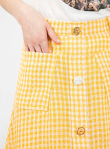 Rocco Skirt Linen Check by Rejina Pyo | Couverture & The Garbstore