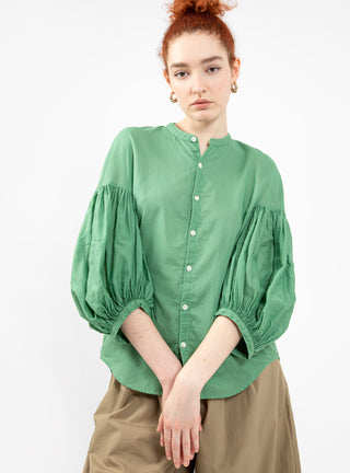 Bouffant Shirt Mint Green by Kapital | Couverture & The Garbstore
