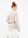 Rib Cardigan Chalk Natural by Lauren Manoogian | Couverture & The Garbstore