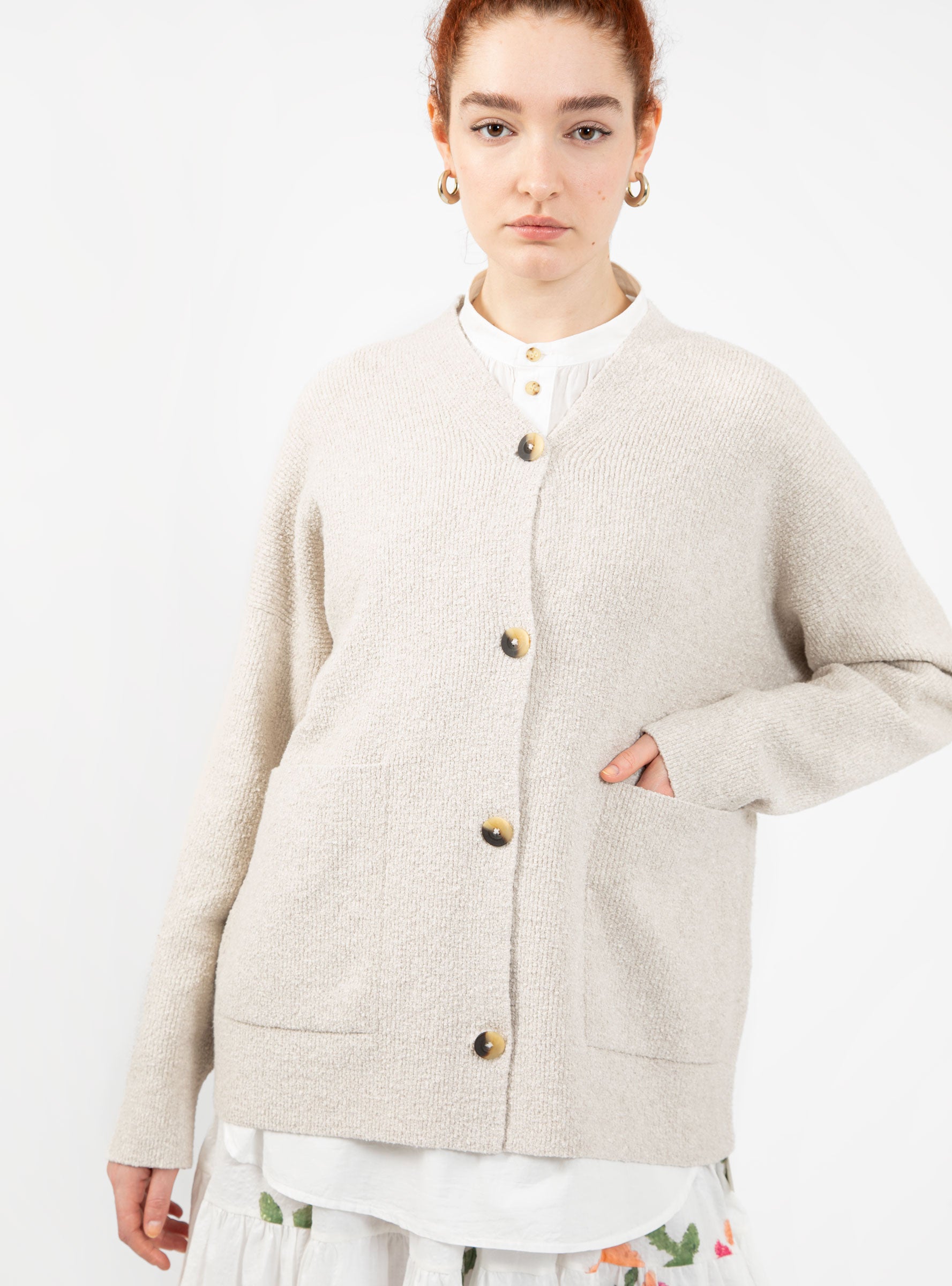 Lauren manoogian rib cardigan Clearance