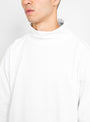 Long Sleeve High Neck Tee White by Drop Out Sports | Couverture & The Garbstore