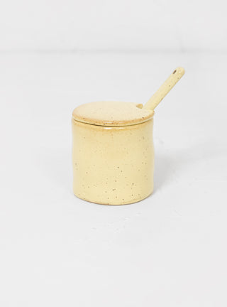 Flow Jar with Spoon Yellow Speckle by Ferm Living by Couverture & The Garbstore