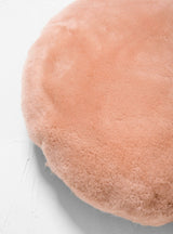 Sheepskin Nordic Velvet Cushion Rose by Natures Collection | Couverture & The Garbstore