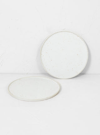 Inka Dinner Plates White Reactive X2 by OYOY by Couverture & The Garbstore