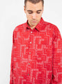 Paisley Easy Shirt Red by Garbstore | Couverture & The Garbstore