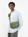 TANKER Shoulder Bag - Small - Sage Green by Porter Yoshida & Co. by Couverture & The Garbstore