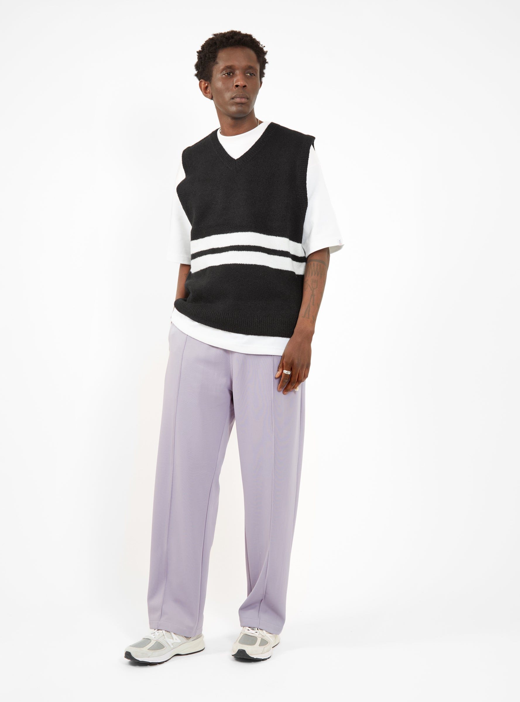 Poly Track Pant Lavender by Stüssy   Couverture & The Garbstore