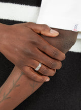 Notch Ring Silver by Heresy | Couverture & The Garbstore