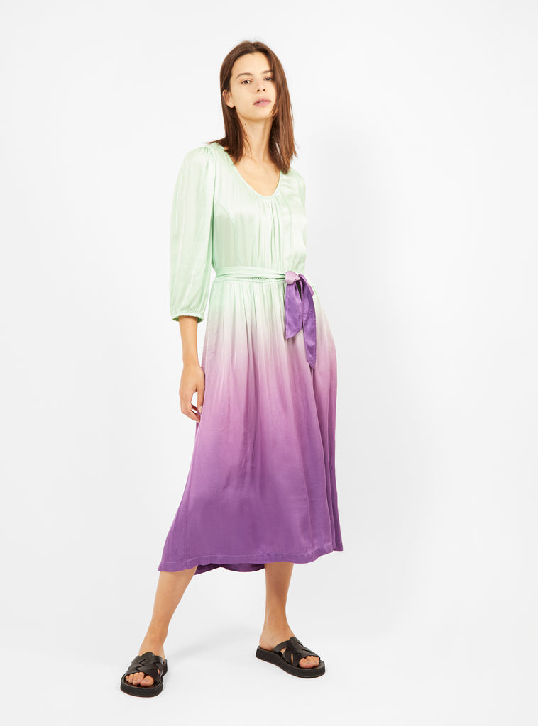 Sia Dress Mint Green & Purple by Raquel Allegra | Couverture & The Garbstore