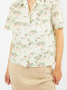 Vegas Short Sleeved Shirt Off-White & Green by YMC | Couverture & The Garbstore