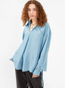 Astrid Blouse Blue by Rejina Pyo | Couverture & The Garbstore