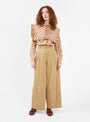 Penny Trousers Beige by Rejina Pyo | Couverture & The Garbstore
