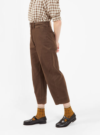 Mari Barrel Pant Brown by Apiece Apart by Couverture & The Garbstore