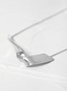 Knotted Silver Lasso Pendant Necklace Silver by Helena Rohner | Couverture & The Garbstore