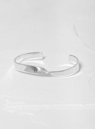 Open Lasso Silver Bangle Bracelet by Helena Rohner | Couverture & The Garbstore