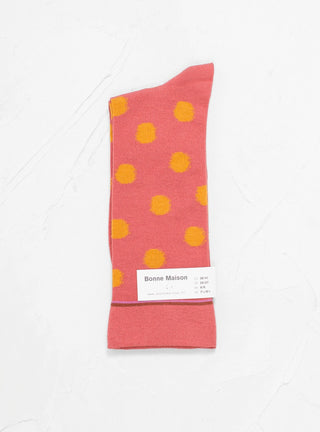 Dot Socks Pink Yellow Dot by Bonne Maison | Couverture & The Garbstore