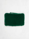 Sheepskin Pouch Green by Toasties | Couverture & The Garbstore