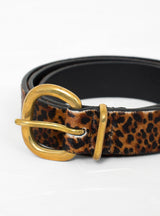 Thin Estate Belt Leopard Calf Hair by Rachel Comey | Couverture & The Garbstore