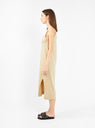 V Neck Jersey Slip Dress Hempseed Natural by Bassike by Couverture & The Garbstore