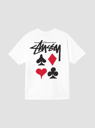 Full Deck 2 Tee White by Stüssy | Couverture & The Garbstore