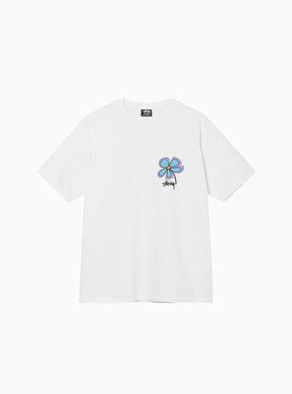 Flower Tee White by Stüssy by Couverture & The Garbstore