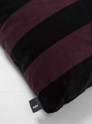 Soft Stripe Cushion Burgundy by Hay by Couverture & The Garbstore