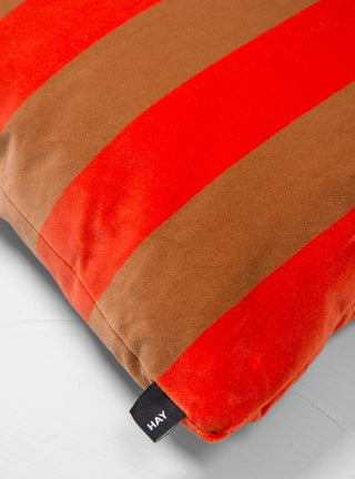 Soft Stripe Cushion Red by Hay | Couverture & The Garbstore