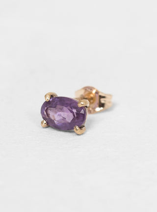 Amethyst Stud Earring by Helena Rohner | Couverture & The Garbstore