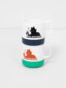 Dinex Mug Set Multi by Real Bad Man by Couverture & The Garbstore