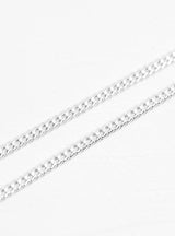 Silver Classic Curb Chain 2.4mm 22" by Garbstore | Couverture & The Garbstore