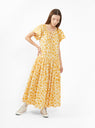 Trini Maxi Dress Yellow & Cream Floral by Apiece Apart | Couverture & The Garbstore