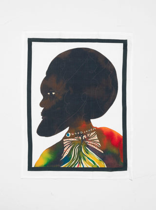 Chris Ofili Afromuses Man Tea Towel by Third Drawer Down by Couverture & The Garbstore