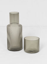 Ripple Small Carafe Set Grey by ferm LIVING | Couverture & The Garbstore