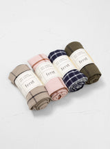 Hale Yarn Dyed Linen Tea Towel Sand by ferm LIVING | Couverture & The Garbstore
