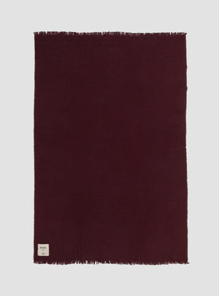 Mono Blanket Burgundy by Hay | Couverture & The Garbstore