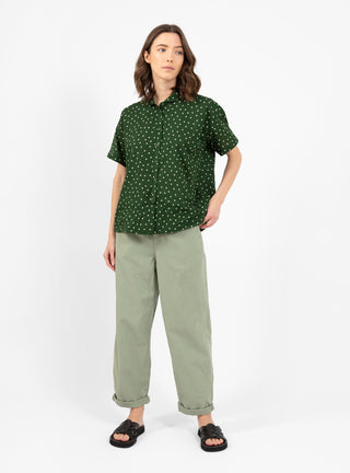 Marianne Short Sleeve Shirt Green by YMC | Couverture & The Garbstore