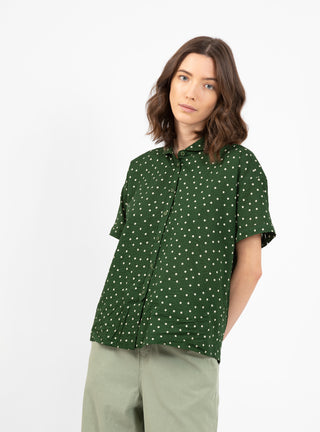 Marianne Short Sleeve Shirt Green by YMC by Couverture & The Garbstore