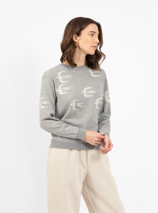 Hello Swallow Sweater Gray by Minä Perhonen | Couverture & The Garbstore