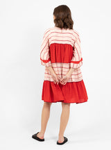 Petite Paloma Dress Pink & Red by YMC | Couverture & The Garbstore