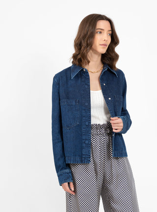 Denim Jacket Dark Blue by Closed | Couverture & The Garbstore