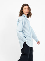 Bib Shirt Dawn Sky Blue by Closed | Couverture & The Garbstore