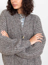 New Grandma Cardigan Ashwood by Lauren Manoogian by Couverture & The Garbstore