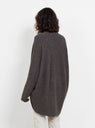 Horizontal Cardigan Patina Brown by Lauren Manoogian by Couverture & The Garbstore
