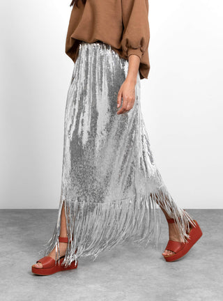 Treadlight Sequin Fringe Skirt by Rachel Comey | Couverture & The Garbstore